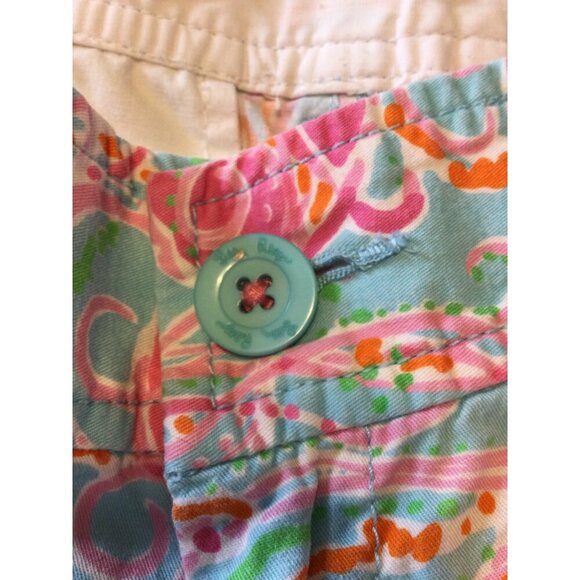 Lilly Pulitzer Women's the Walsh Shorts Jellies Be Jammin" jellyfish print SZ 00 - Picture 5 of 11